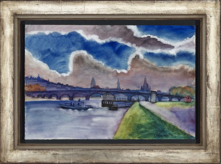 Felixmüller, 1931, Gewitter über der Stadt